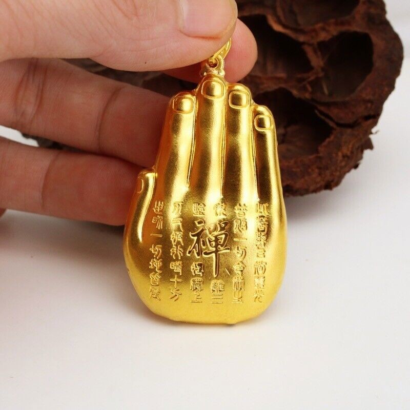 Men’s Buddha 22K 23K 24K Thai Baht Gold Filled Yellow GP Necklace Jewelry