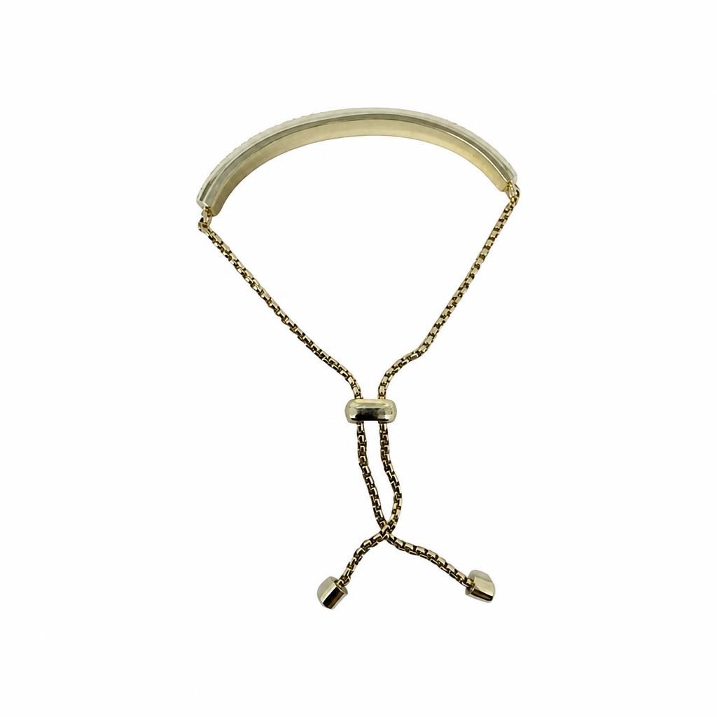 Kendra Scott CZ Slide Bracelet OTT Lux Gold Metal – New