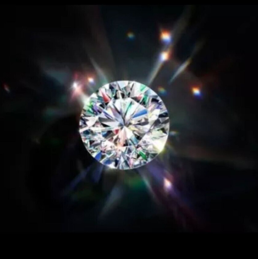40Pcs Lab Grown CVD Diamond 5 MM Round Excellent D Color VVS1 Clarity Certified