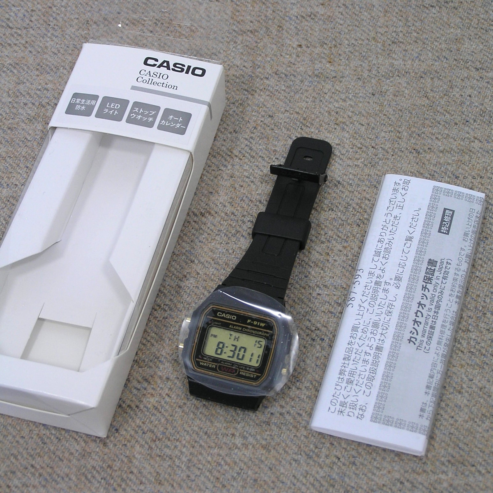 [UK STOCK!] CASIO F-91WG-9QJH GENUINE DIGITAL WATCH – Japan Exclusive Model!