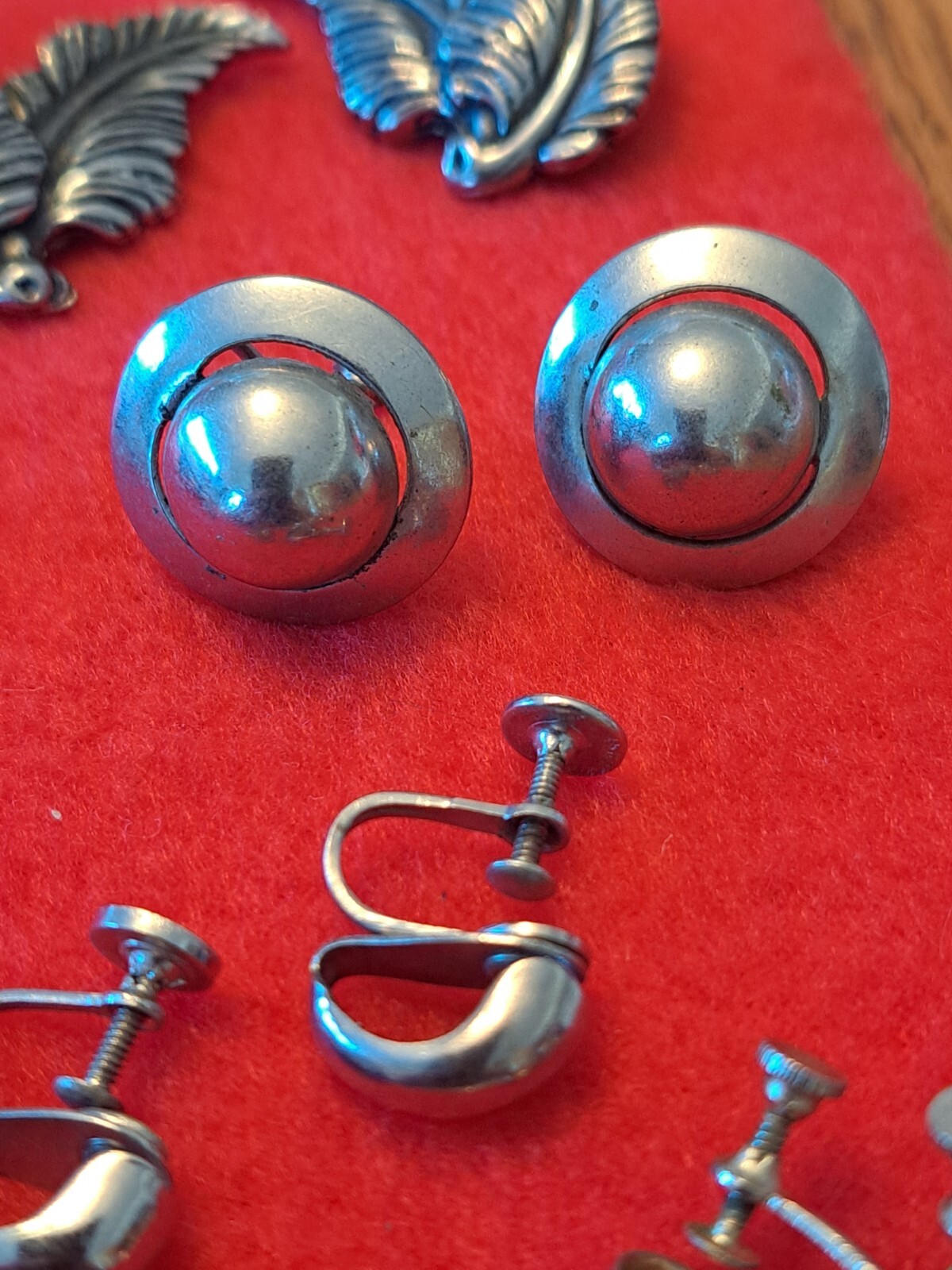 Earrings Vintage Silver Tone Costume Design Several Styles a Lot of 15 Pair
