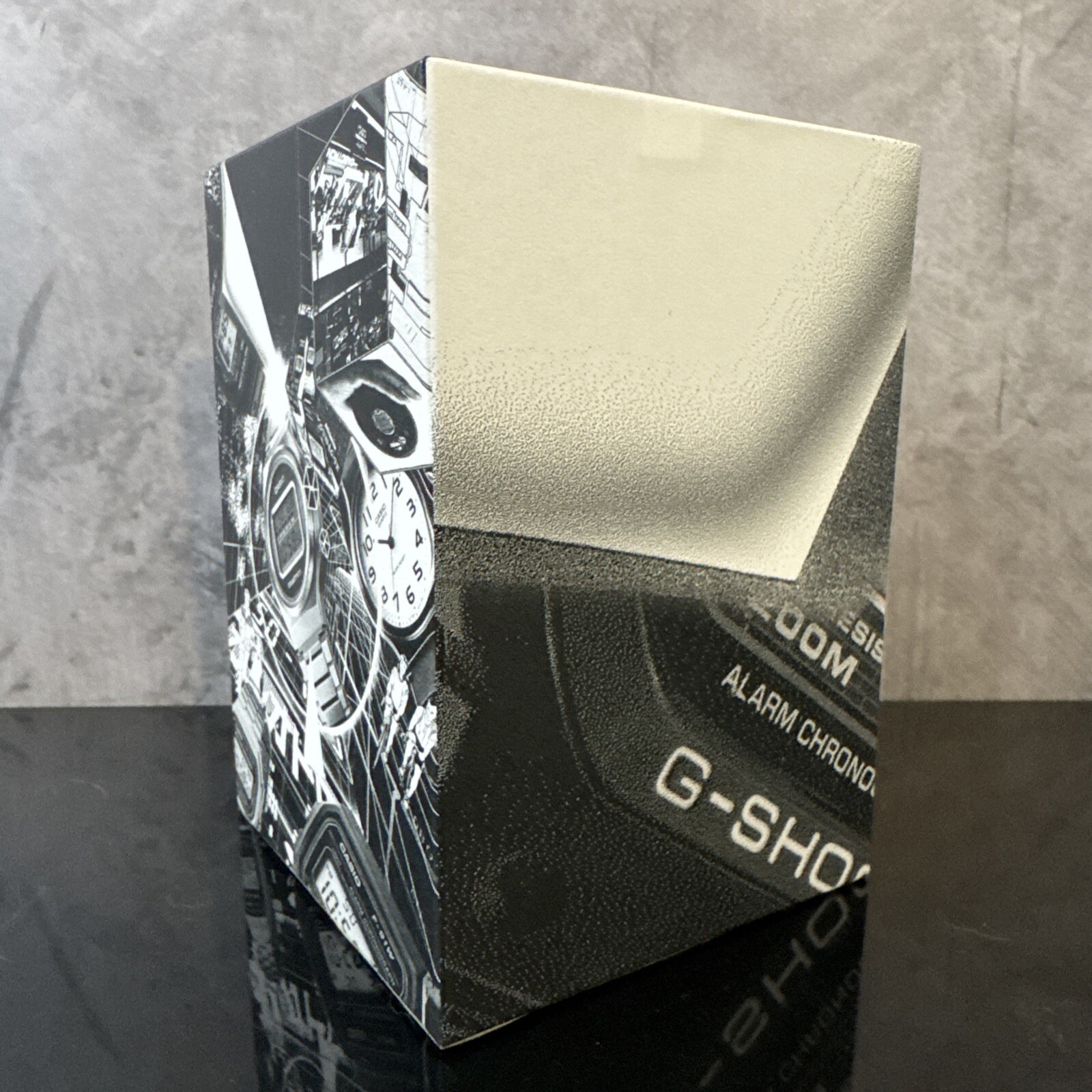 RARE Japan Original Casio G-SHOCK Cardboard Empty Art Box w/ Sticker Variation C