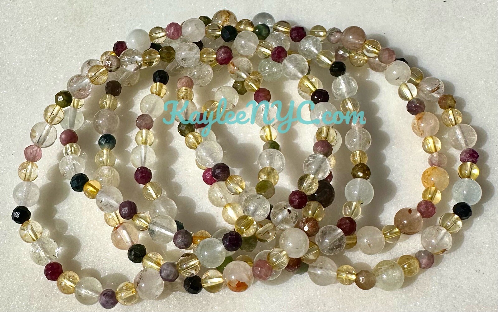 Wholesale Lot 6 Pcs Natural Crystal Scorpio Zodiac Stretch Bracelet Healing