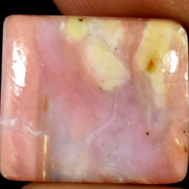 Pink Opal Cushion Cabochon 100% Natural Gemstones 10.95Cts. 14mm. 17mm. 05mm
