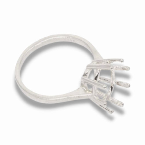Oval 8 Prong Pre-notched Ring Mounting