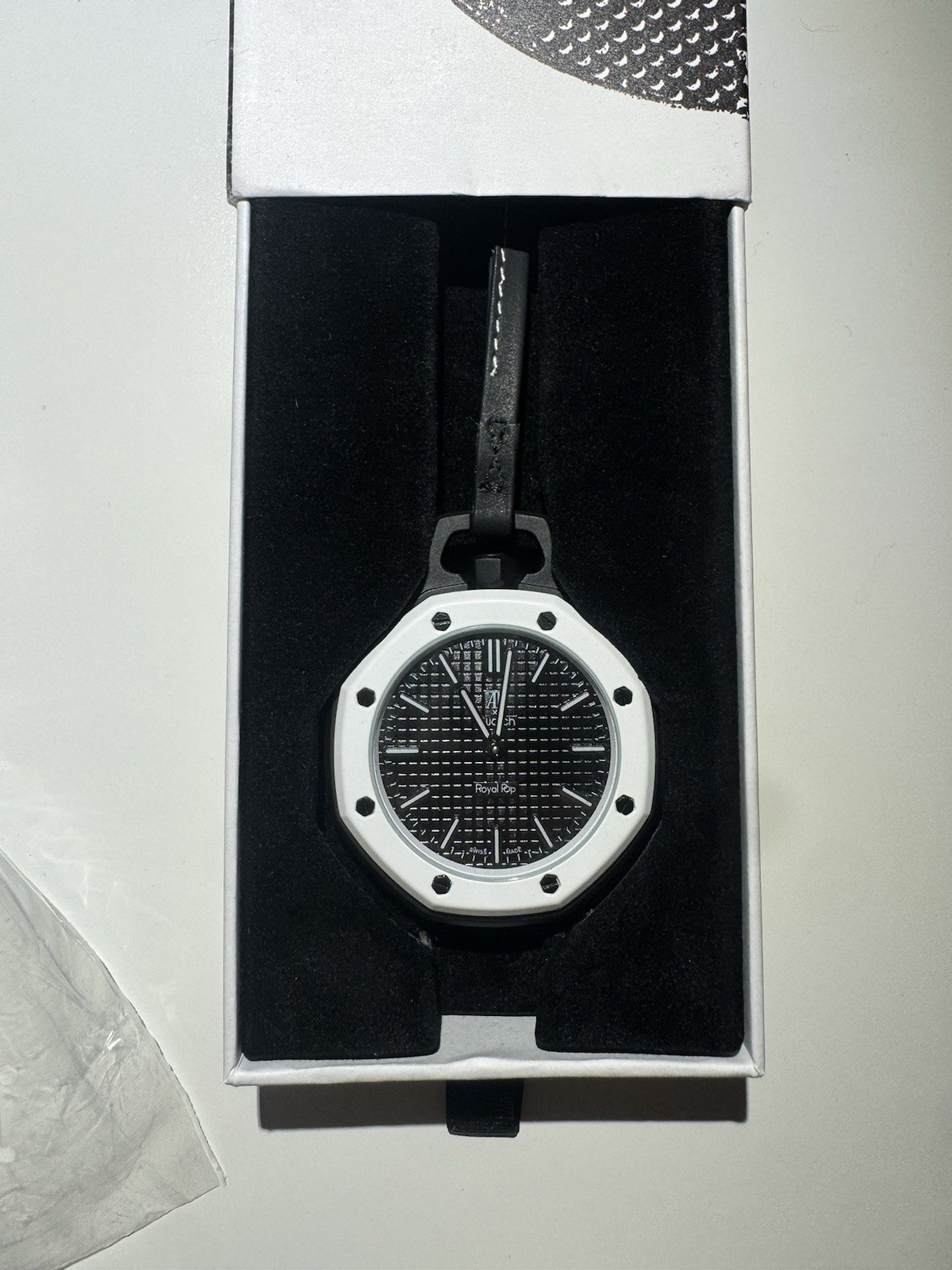 Swatch Royal Pop Ocho Negro Quartz 41mm 30m Black Dial with Bag, Box and Papers