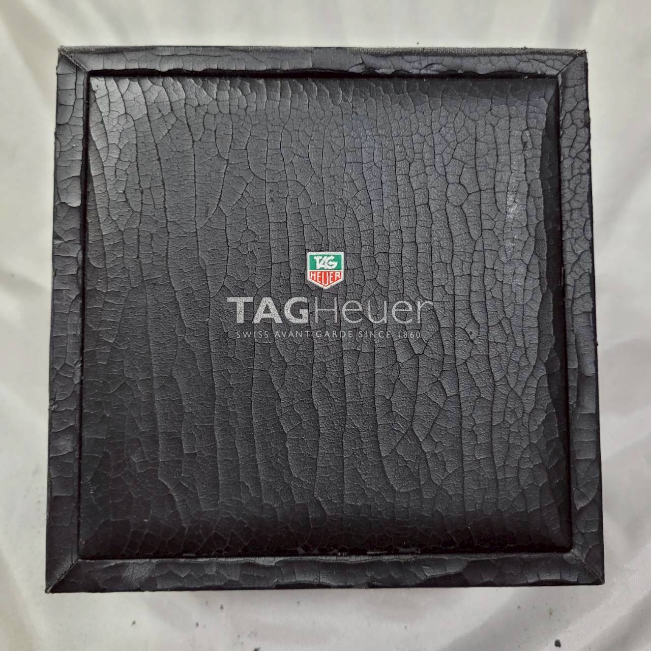 Genuine TAG Heuer Watch Box Black Box & Booklet & Card & Watch Strap Joint Used