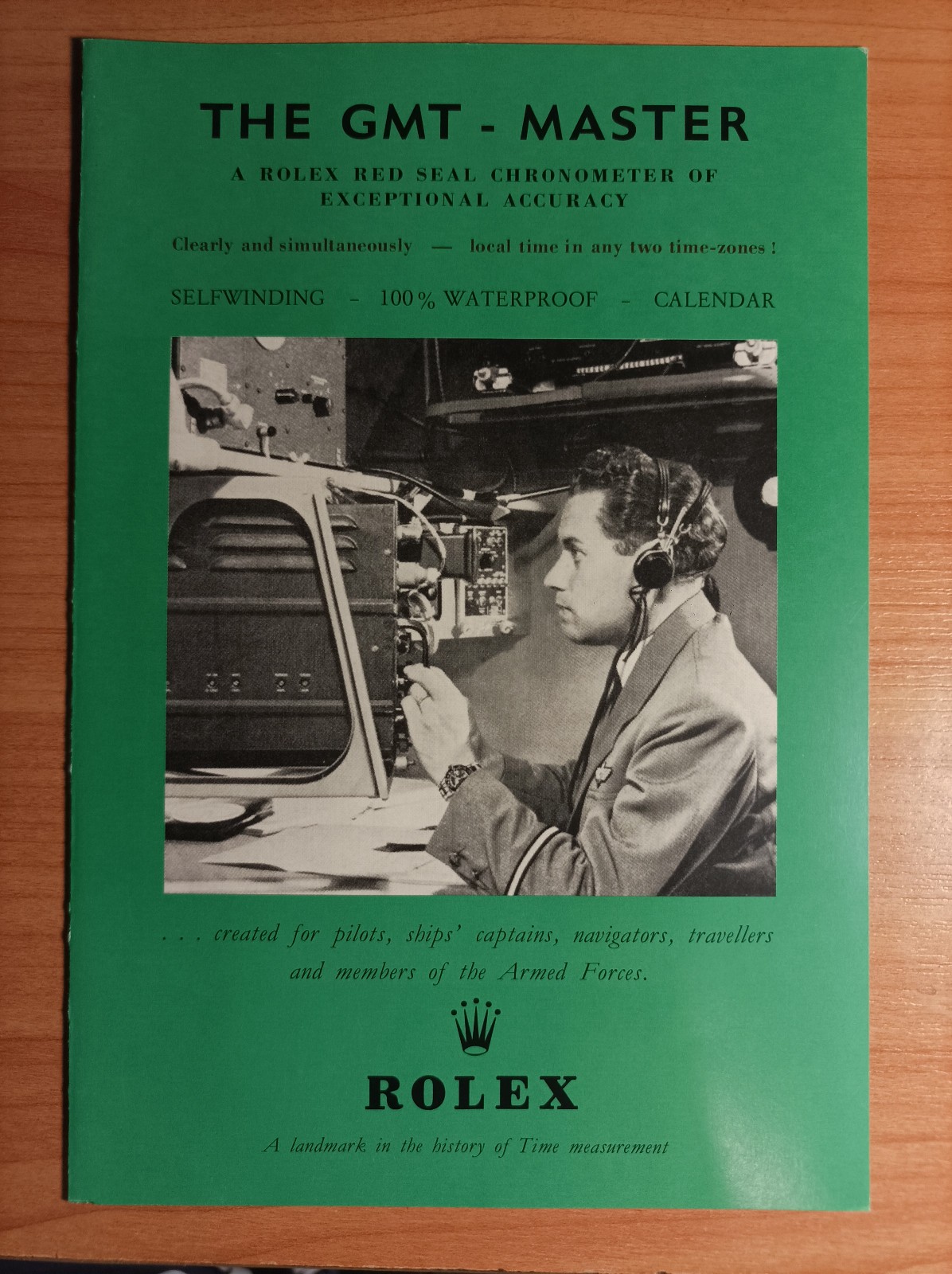 Rolex GMT-Master Leaflet english year 1958 in good conditions