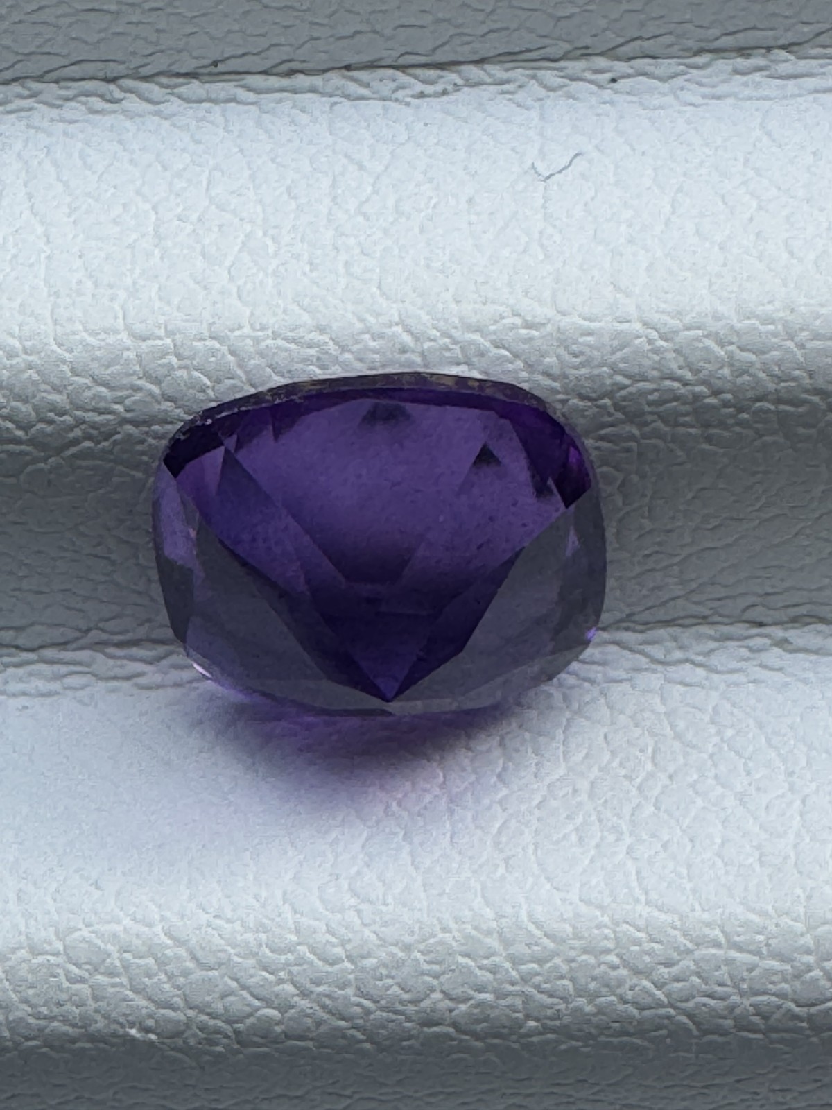 Rich Purple URUGUAYAN AMETHYST. Antique Cushion, Eye Clean. 9 mm, 6.26 Carats.