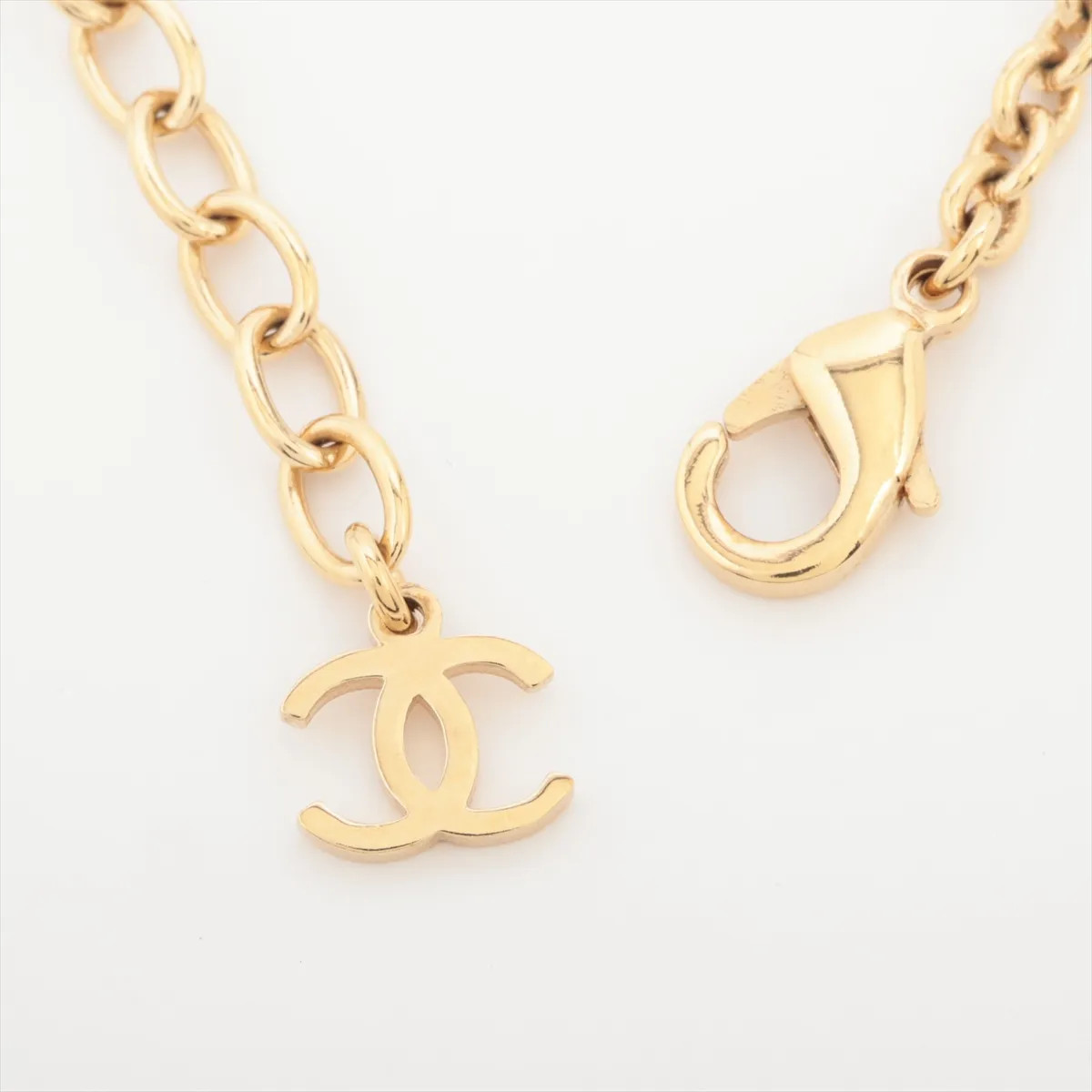 Chanel Coco Mark B23P Choker GP×Rhinestone Gold