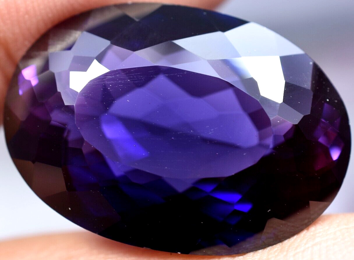 Natural 48.60 Ct Boysenberry Sapphire GGL Certified fabulous Loose Gemstone