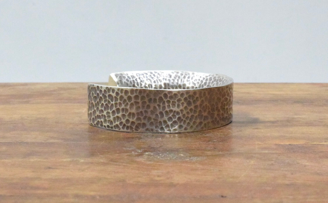 China Miao/Hmong Hill Tribe Sterling Silver Cuff Bracelet