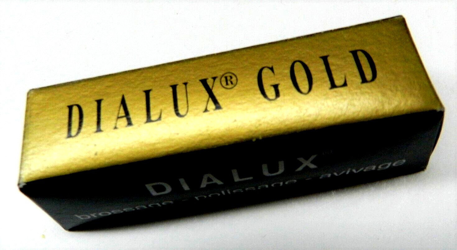 Dialux Gold Polishing Compound Jewelry Rouge Super-Finish Highest Gloss 1 Bar