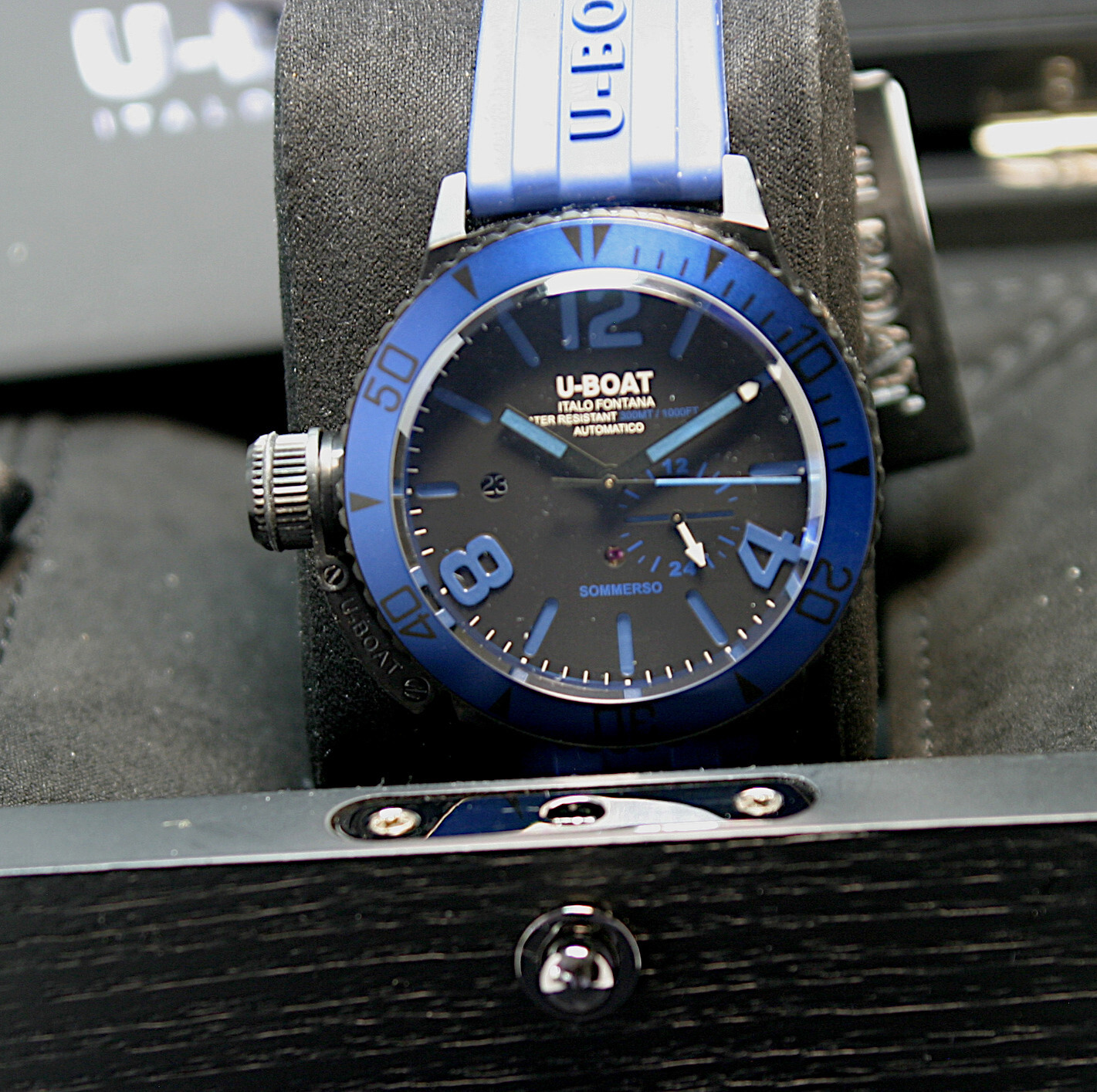 U-Boat Sommerso Blue DLC Aluminum Automatic Ref.: 9669 unworn