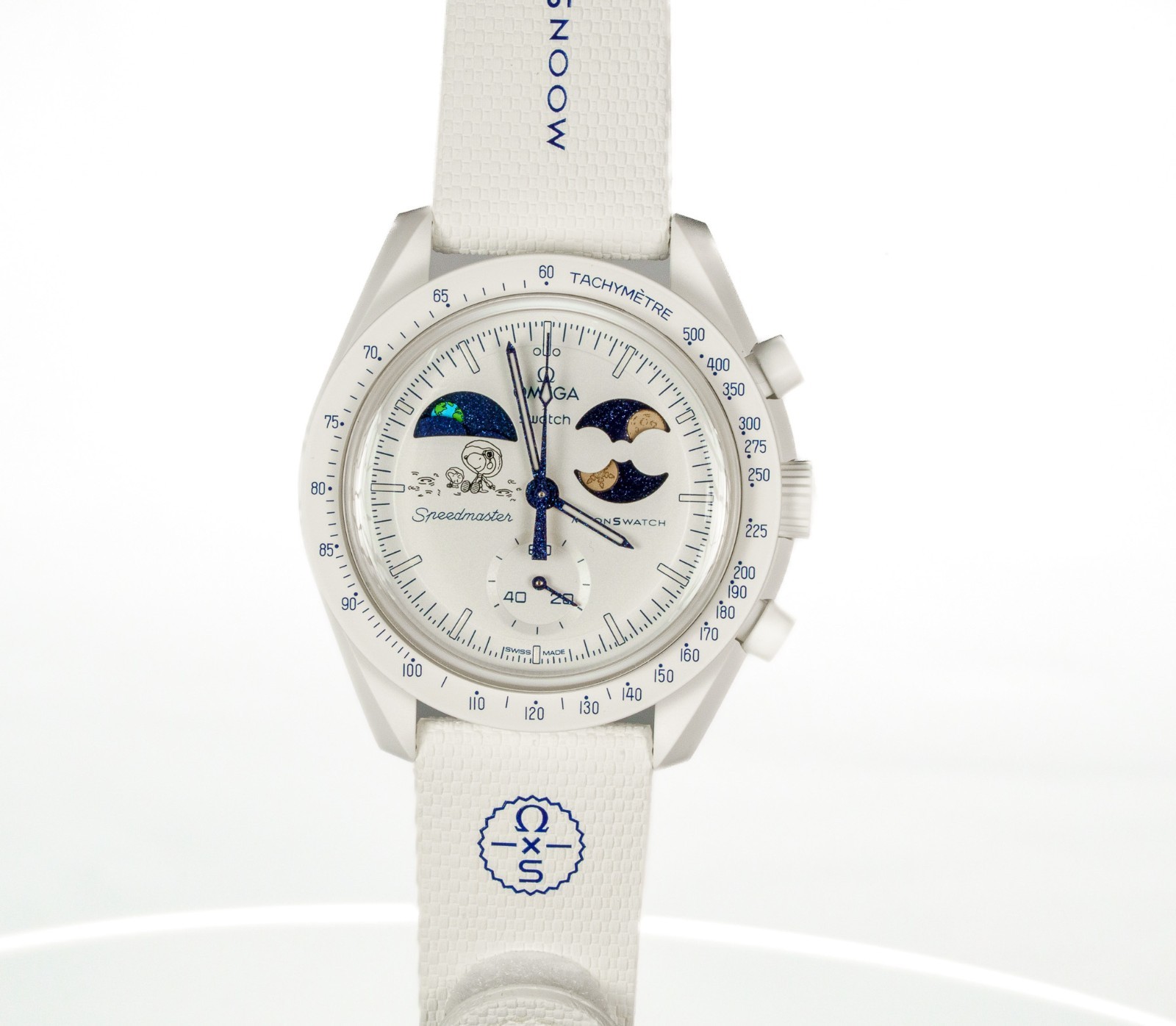 OMEGA x Swatch MoonSwatch Mission to Earthphase Moonshine Gold 42mm White UNWORN