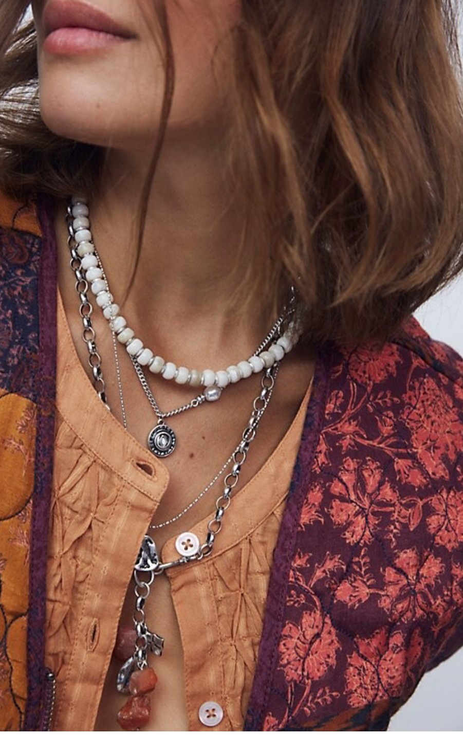 Free People Belvedere Layered Necklace NWT $48