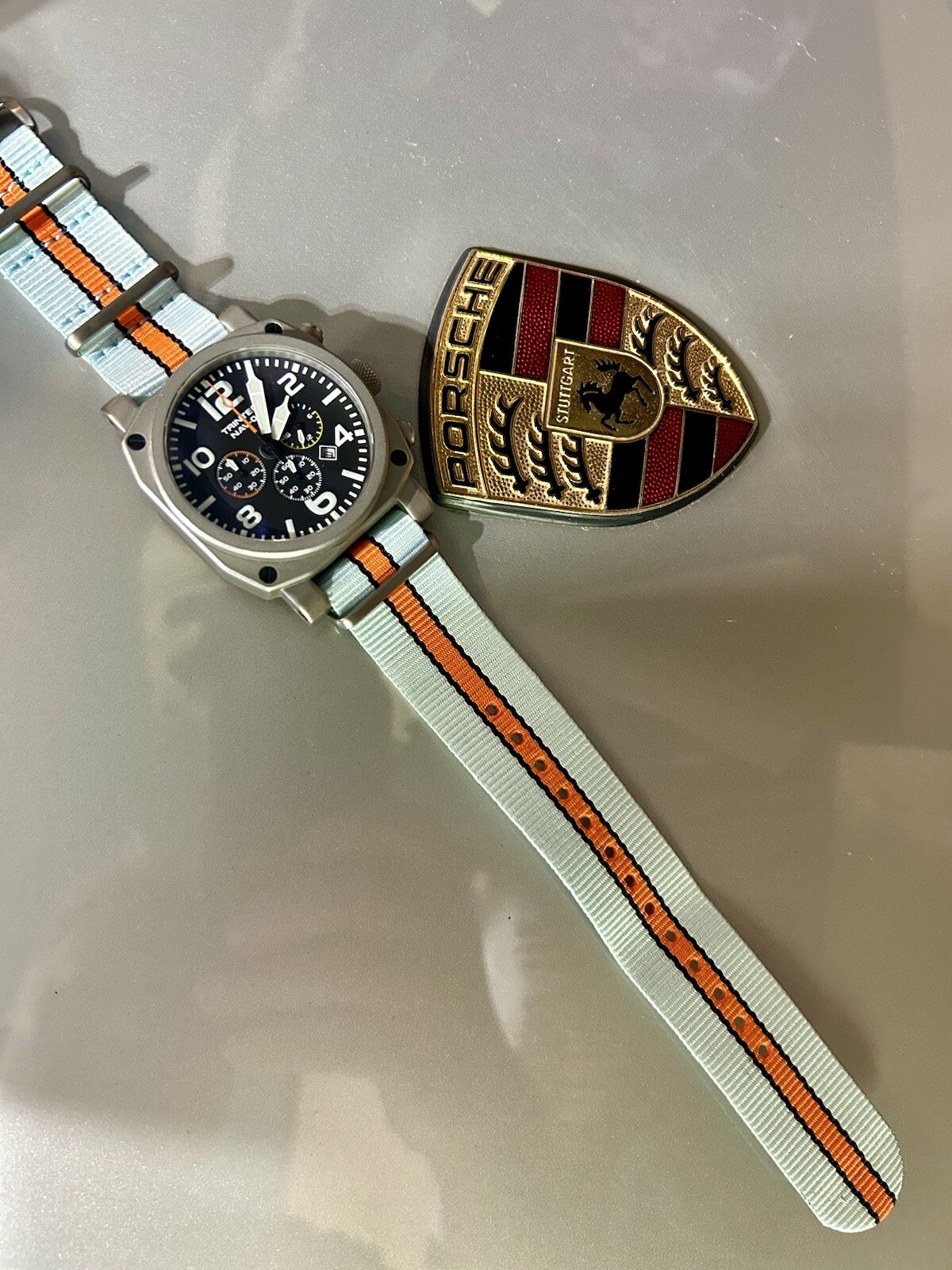 Trintec G Racing Porsche Inspired NAV-01 Chronograph / Stainless / Quartz watch