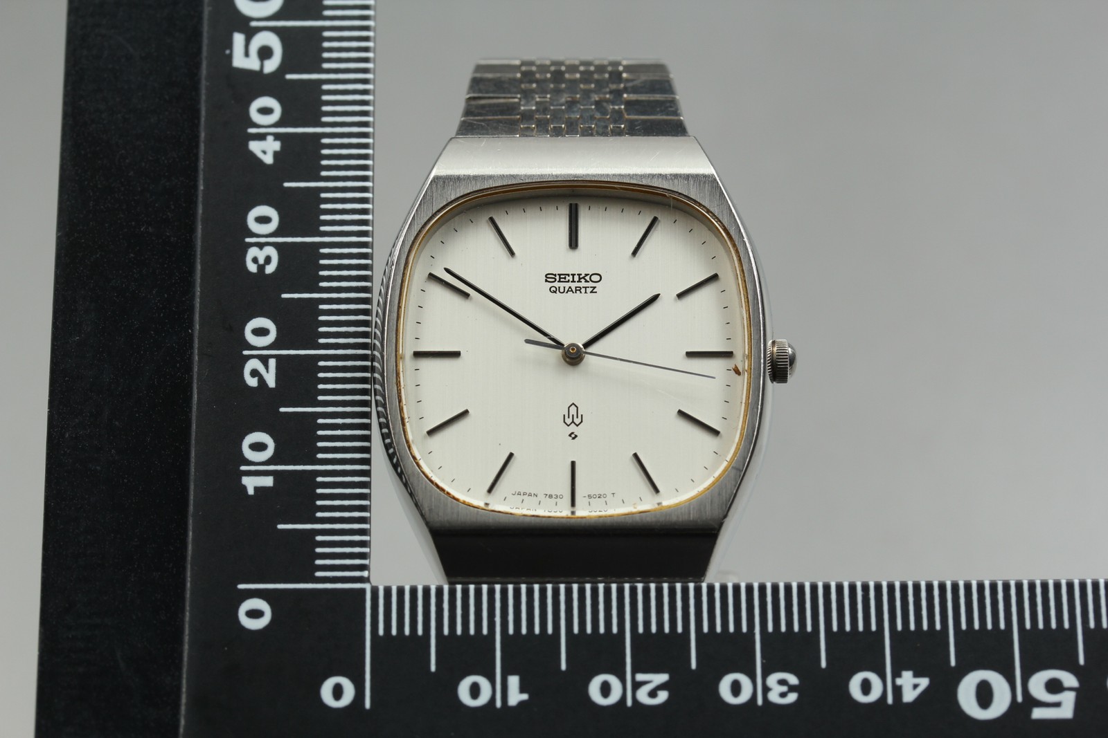 Vintage 1988 [Exc+5] Seiko Chariot 7830-5020 Silver Tank 32mm Quartz Men’s Watch