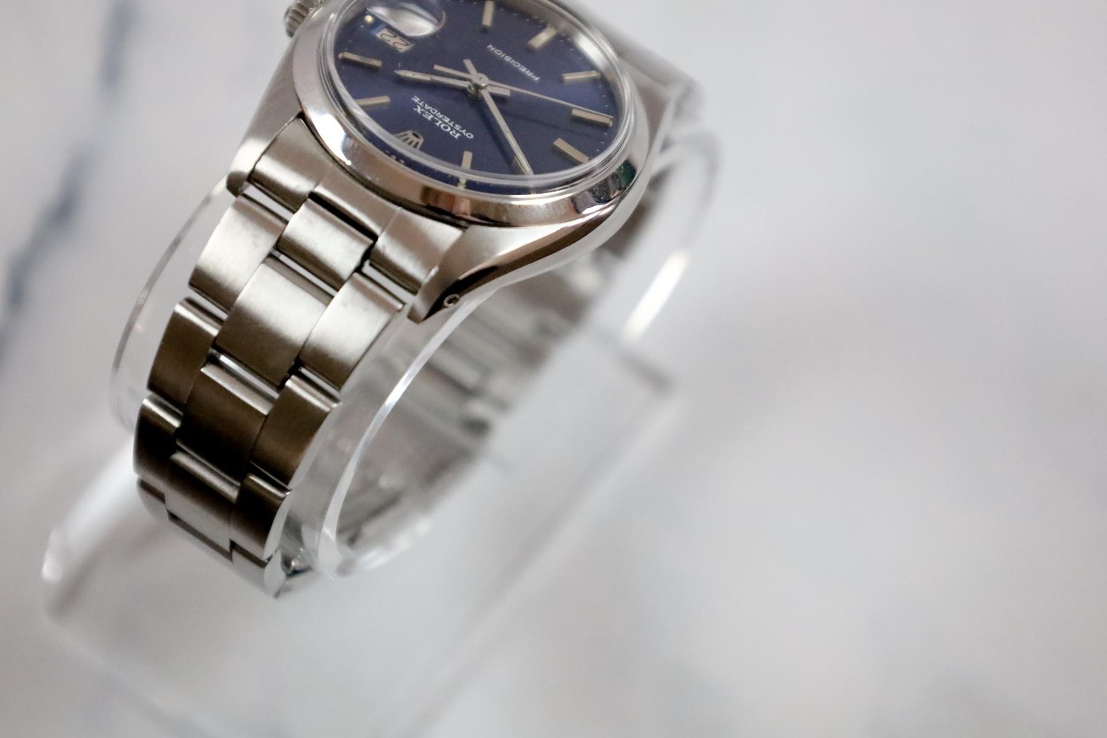 Rolex Oysterdate Precision Oyster Date 6694 1975 Blue Dial Mint Condition