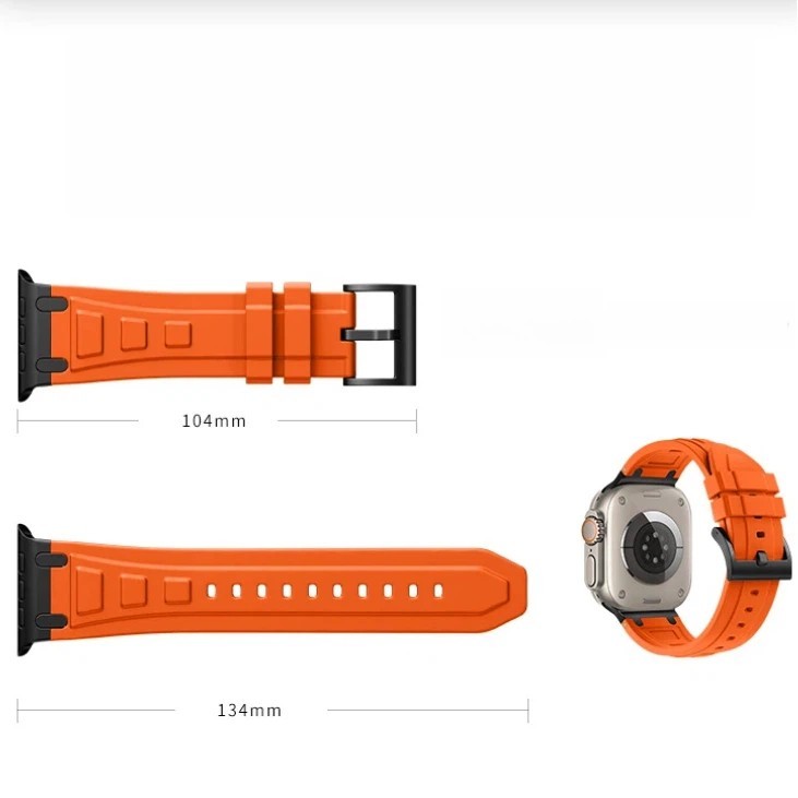 Liquid Silicone Sport Band for Apple Watch 11 10 9 8 7 6 Ultra 3 2 44/45/46/49mm