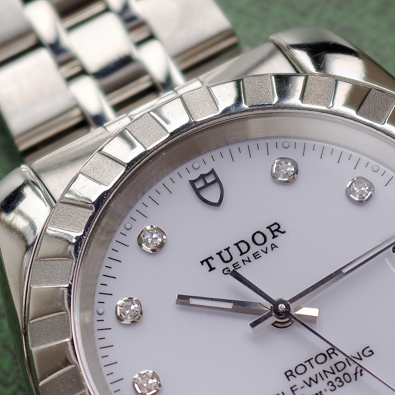 Tudor White 10-Diam Dial Classic M21010-0015 Men’s Watch Automatic 36.6mm Date