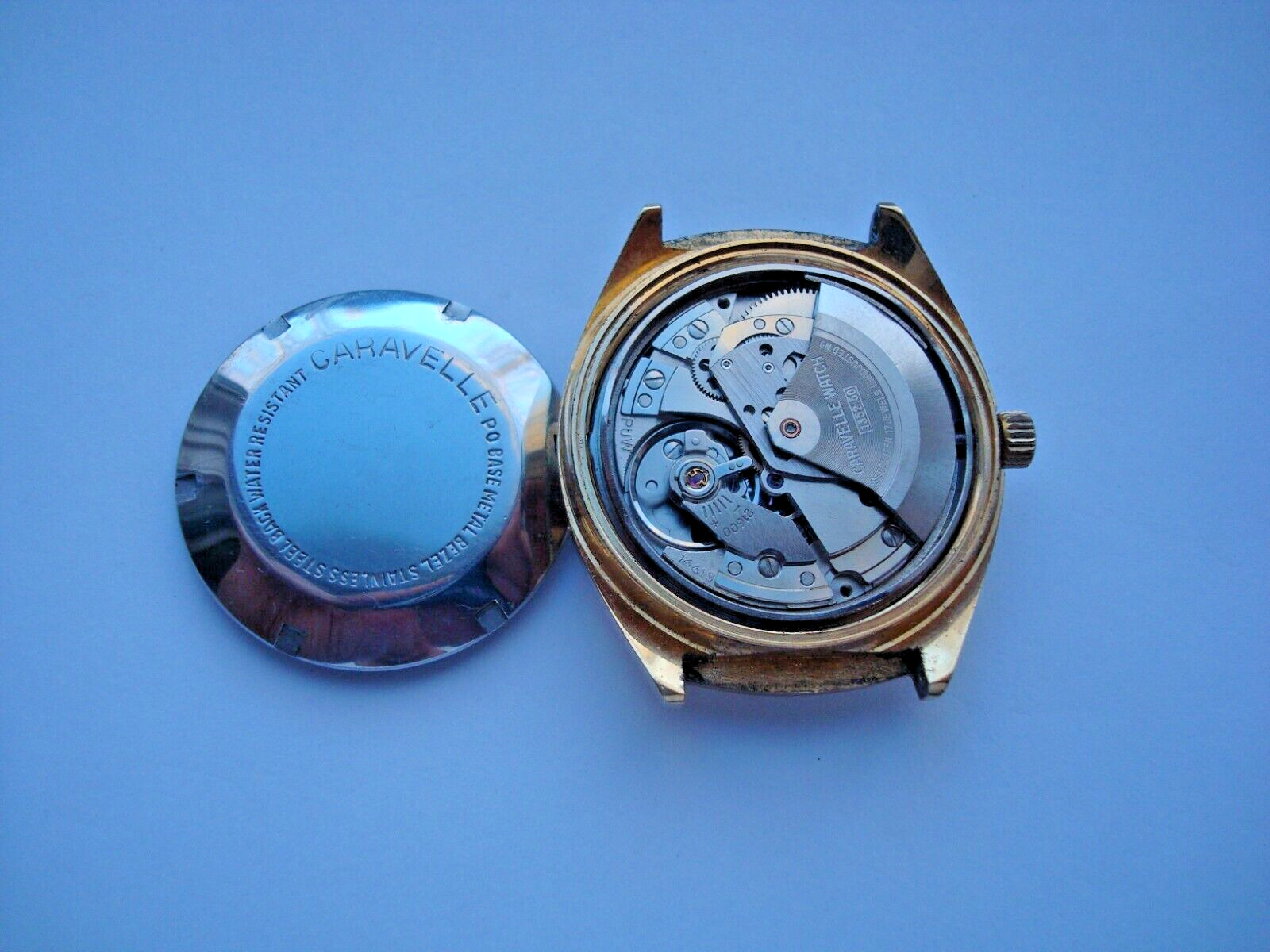 Bulova Caravelle Men’s Automatic Watch Set-O-Matic 17j. Date Quick Set New Band
