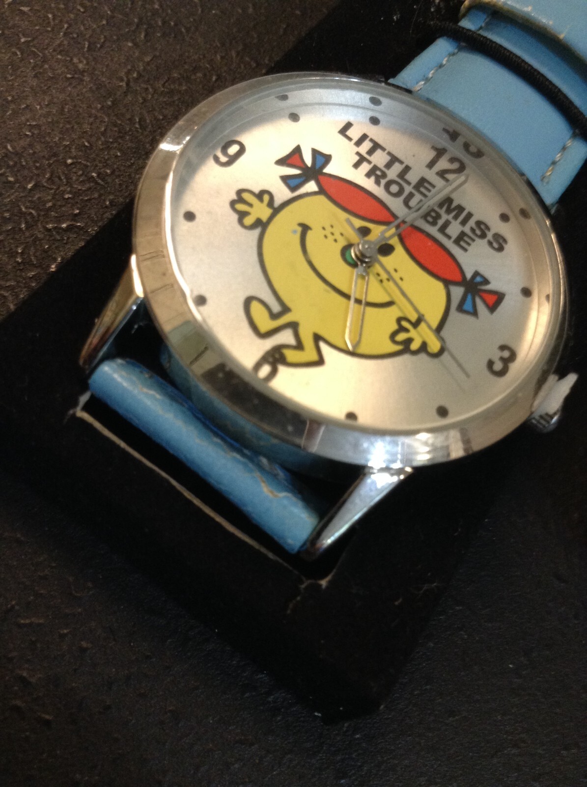 Mr. Men & Little Miss watch AS IS STOPPED DAMAGED band Little Miss Trouble