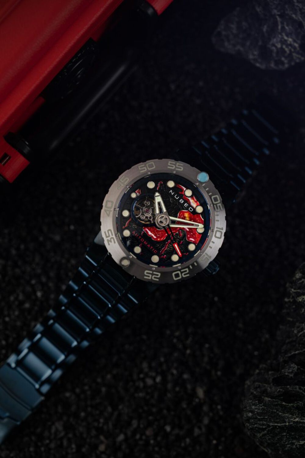 Nubeo Opportunity Stainless Steel 48mm Japanese Automatic Wristwatch NB-6086-22