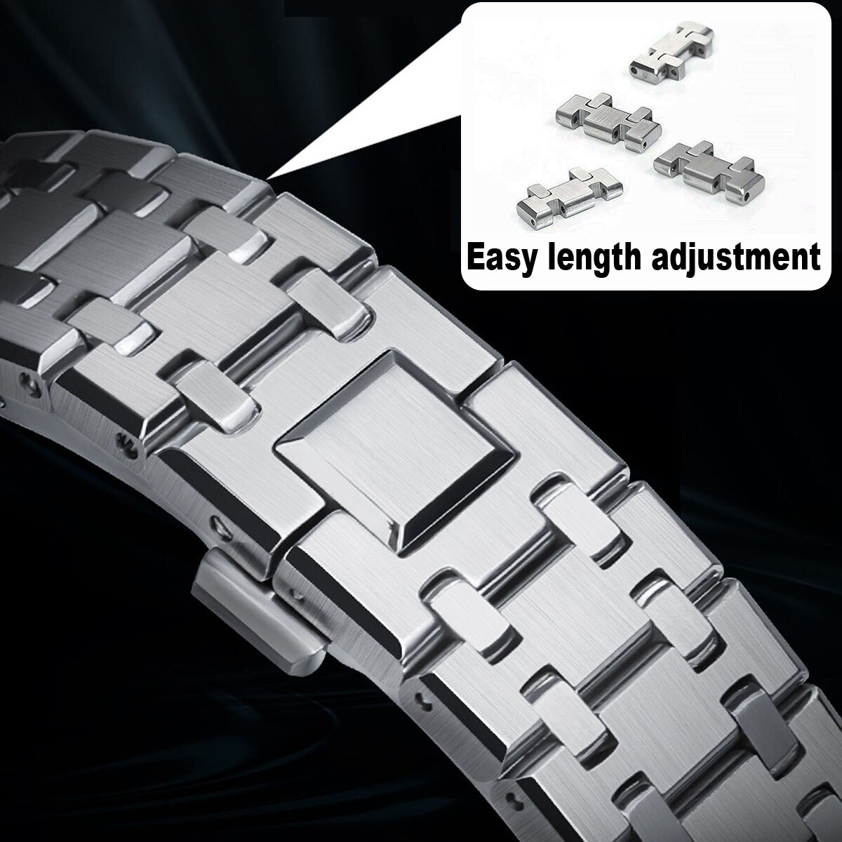 Stainless Steel CasiOak 5th AP Mod Kit Bezel Case Band For G-SHOCK GA2100/GA2110