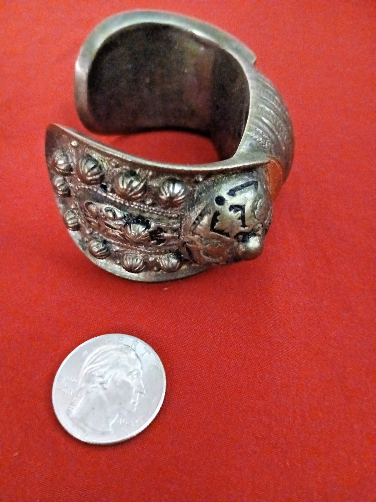 Antique Bulgaria Cuff Tribal Ethnic Boho Jewelry