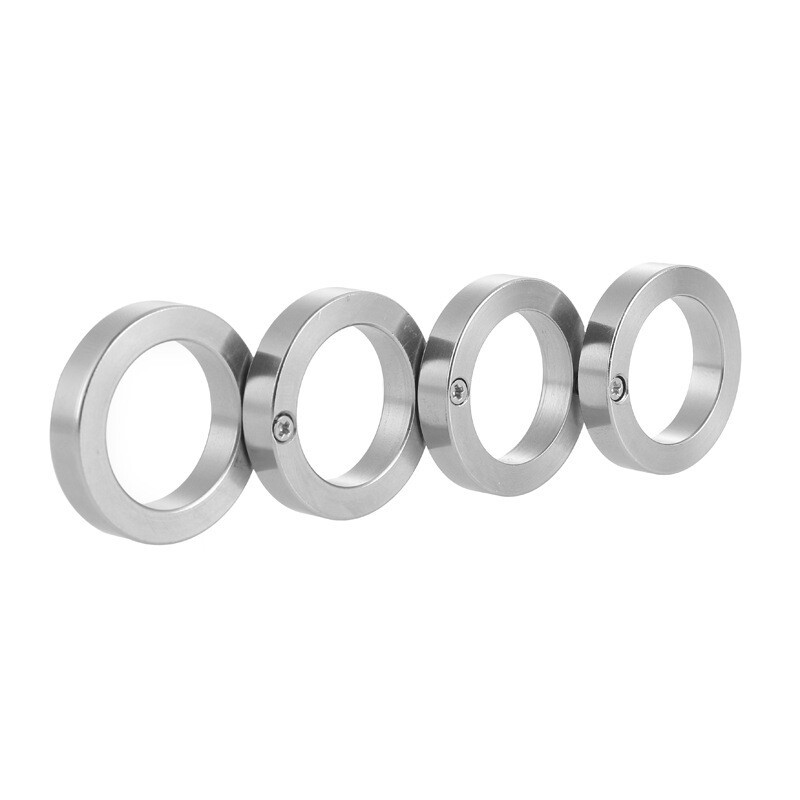 Set For Men Jewelry Stainless Steel Knuckles Rings Rotatable Foldable Ring
