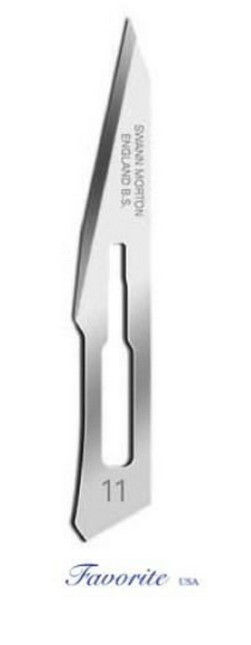 SWANN MORTON Mold Cutting Scalpel Surgical Jewlery #11 Pack of 5 Single Blades