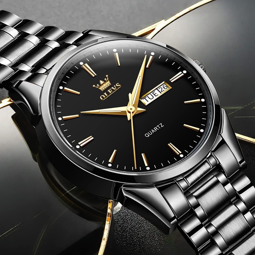 Sophisticated Gold Indexed Analog Watch for Men – Quartz Precision & Style