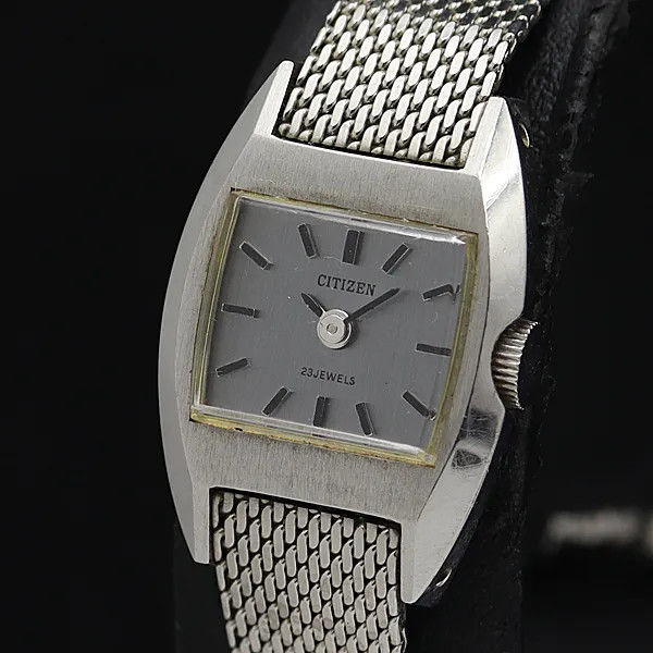 Working condition, excellent condition. Citizen 4-672887, gray dial, manual wind