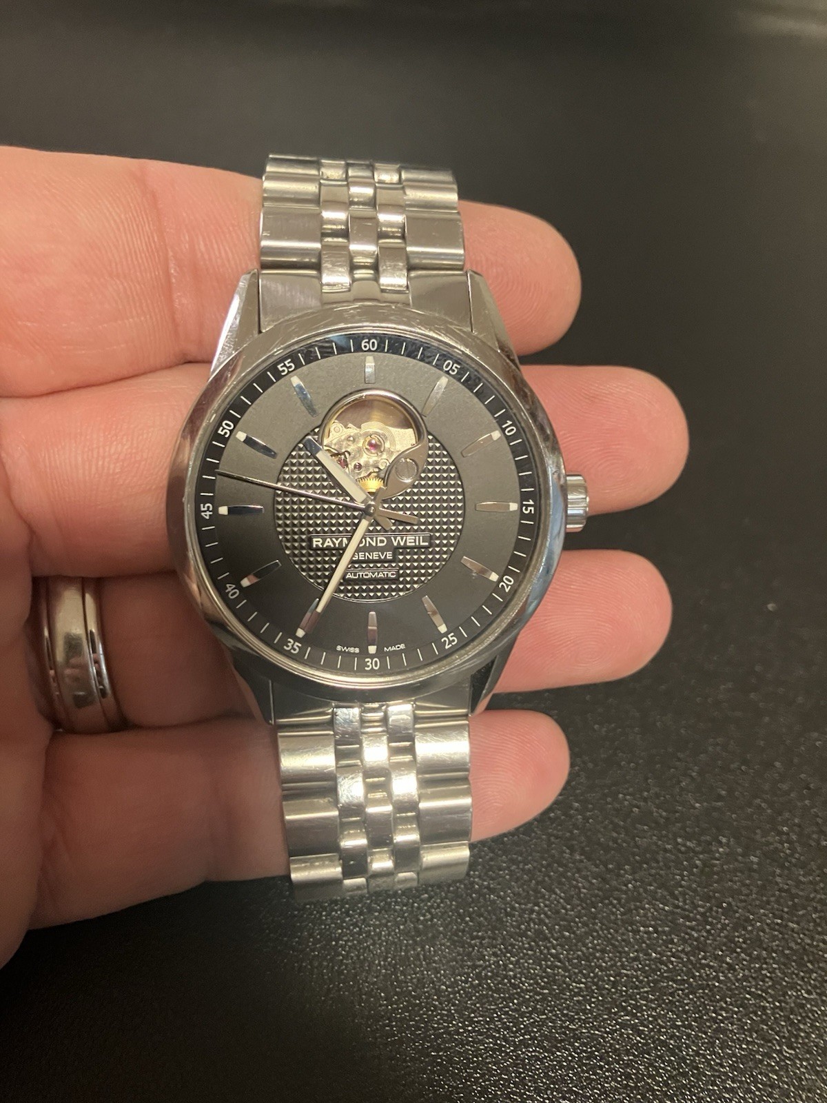 Raymond Weil 2710-ST-20021 Freelancer Men’s Dress Watch 42mm Automatic Steel