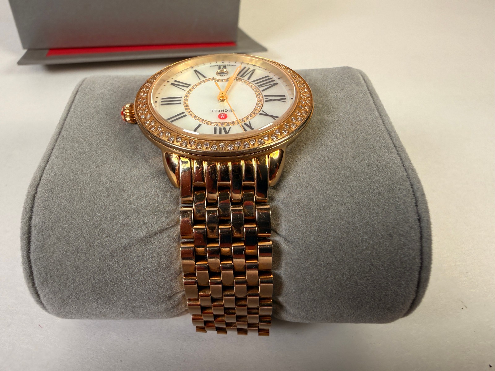 MICHELE Serein Mid 36mm Diamond Women’s Watch MW21B01B0963 • Extraordinary
