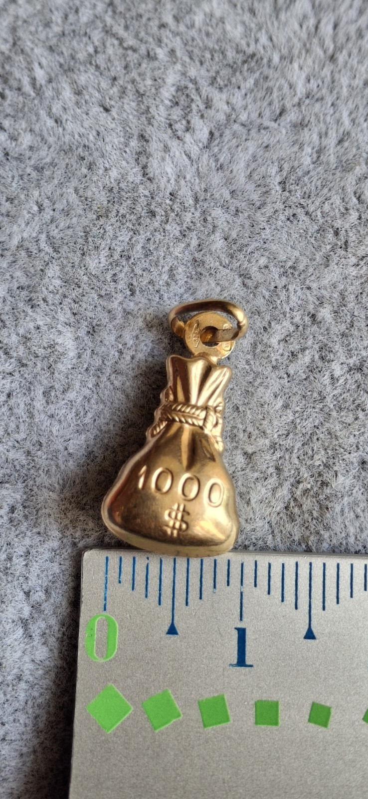 Vintage 9ct Gold $1000 Pendant Charm