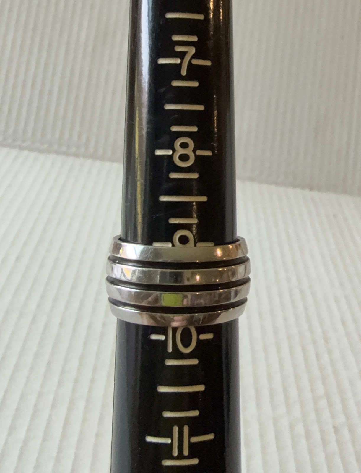 Stainless Steel Fashion Ring Size 9.75 Stamped BS stainless steel.