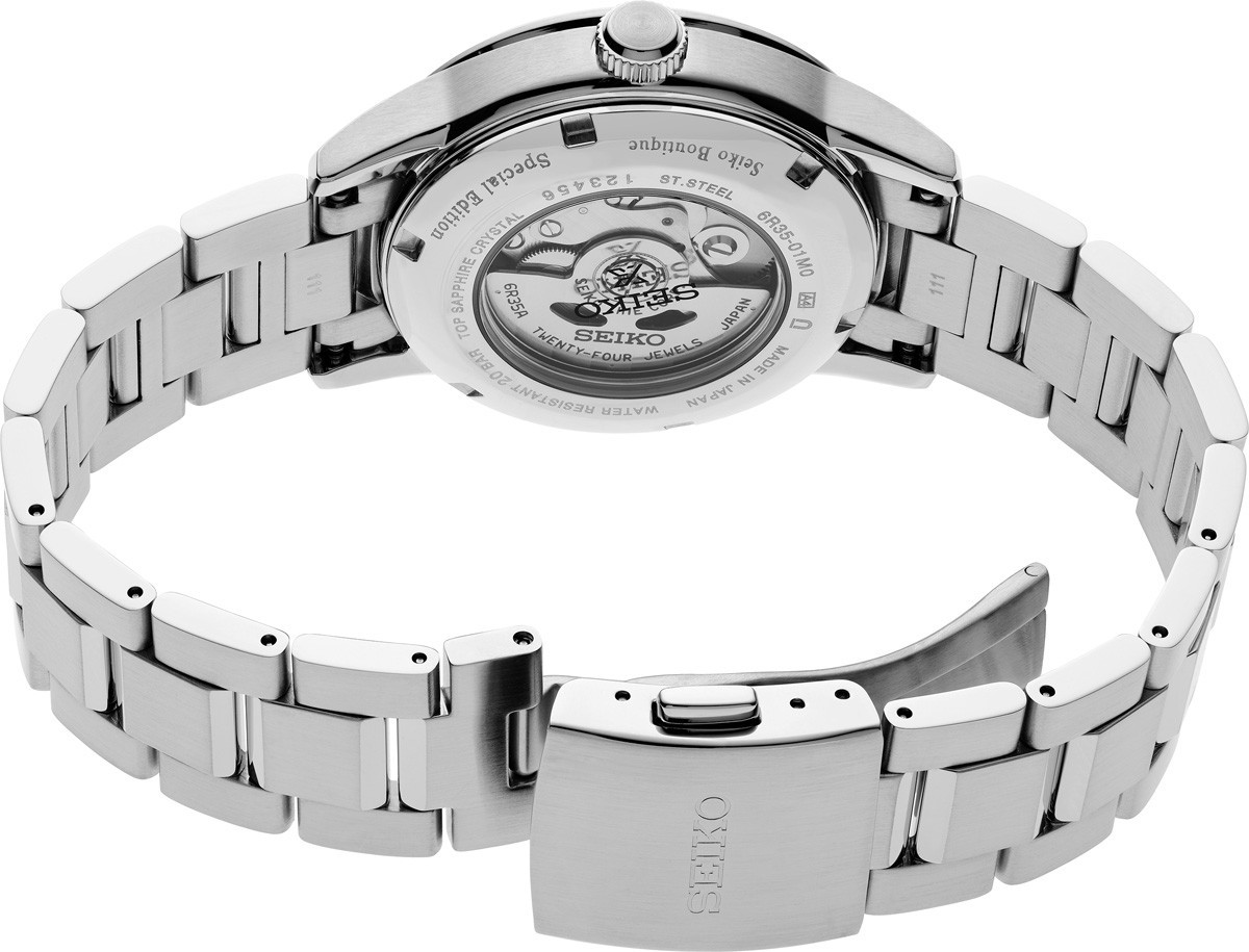 New Seiko Prospex Alpinist Mystic Forest Dial Men’s Steel Bracelet Watch SPB289