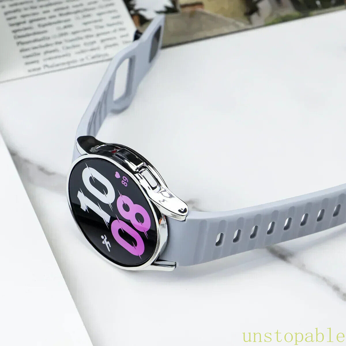 Silicone Band+Case for Samsung Galaxy Watch 7 6 5 4 FE 40mm 44mm Classic 43/47mm