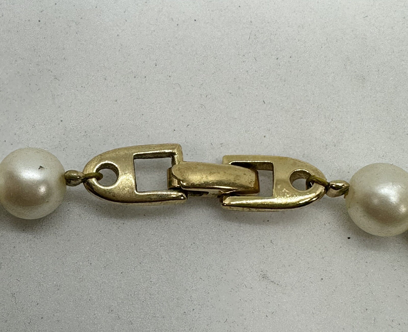 Vintage Napier ~ 8mm White Pearl Beads & Rose Quartz Station Necklace ~ 30in