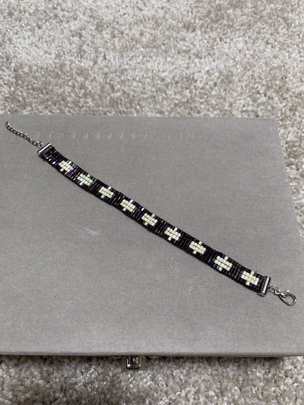 Miyuki Beaded Bracelet | Lobster Clasp | Adjustable | No Stone