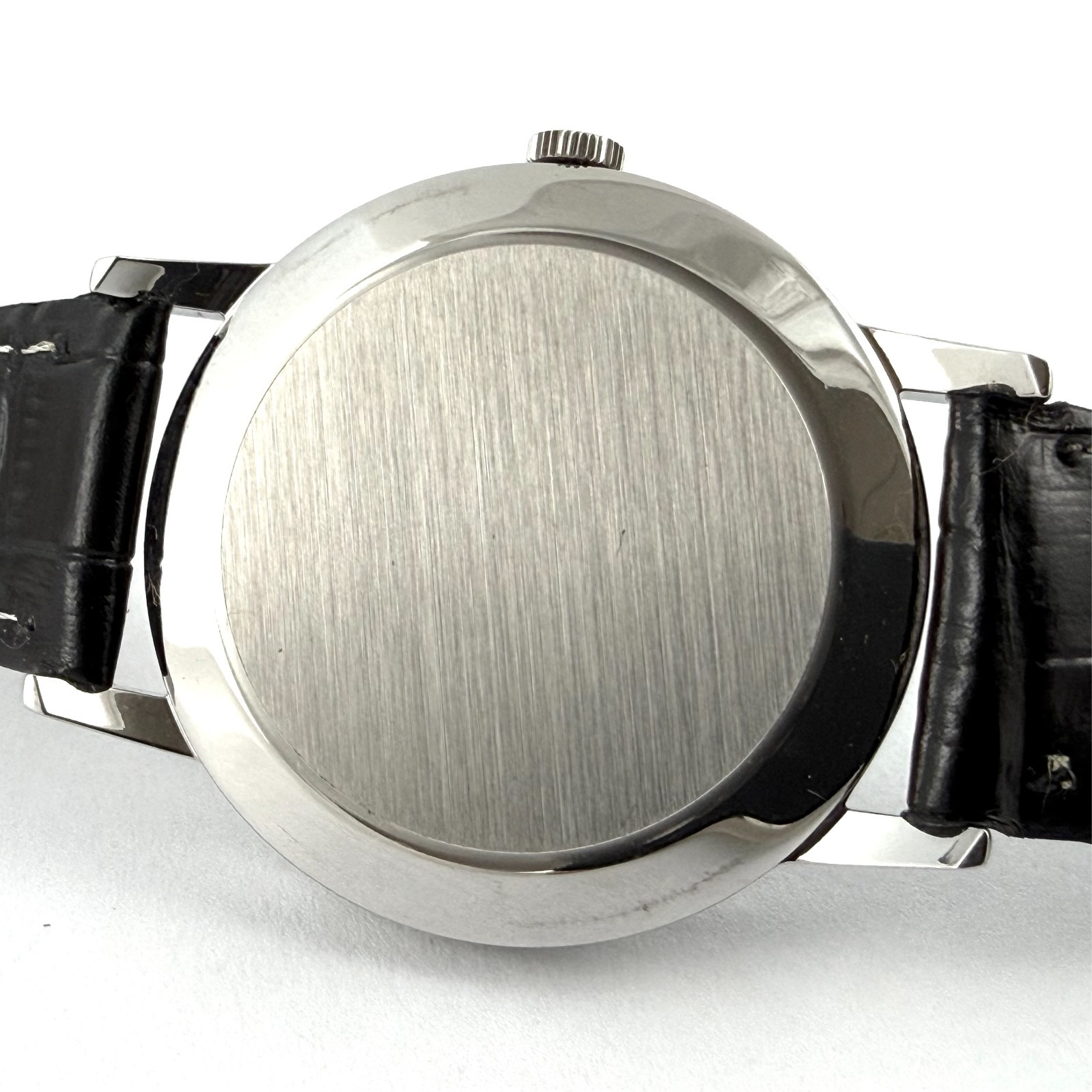 SWISS MADE OVERSIZED GIRARD PERREGAUX NICE BLACK DIAL MANUAL WIND GENTS WATCH