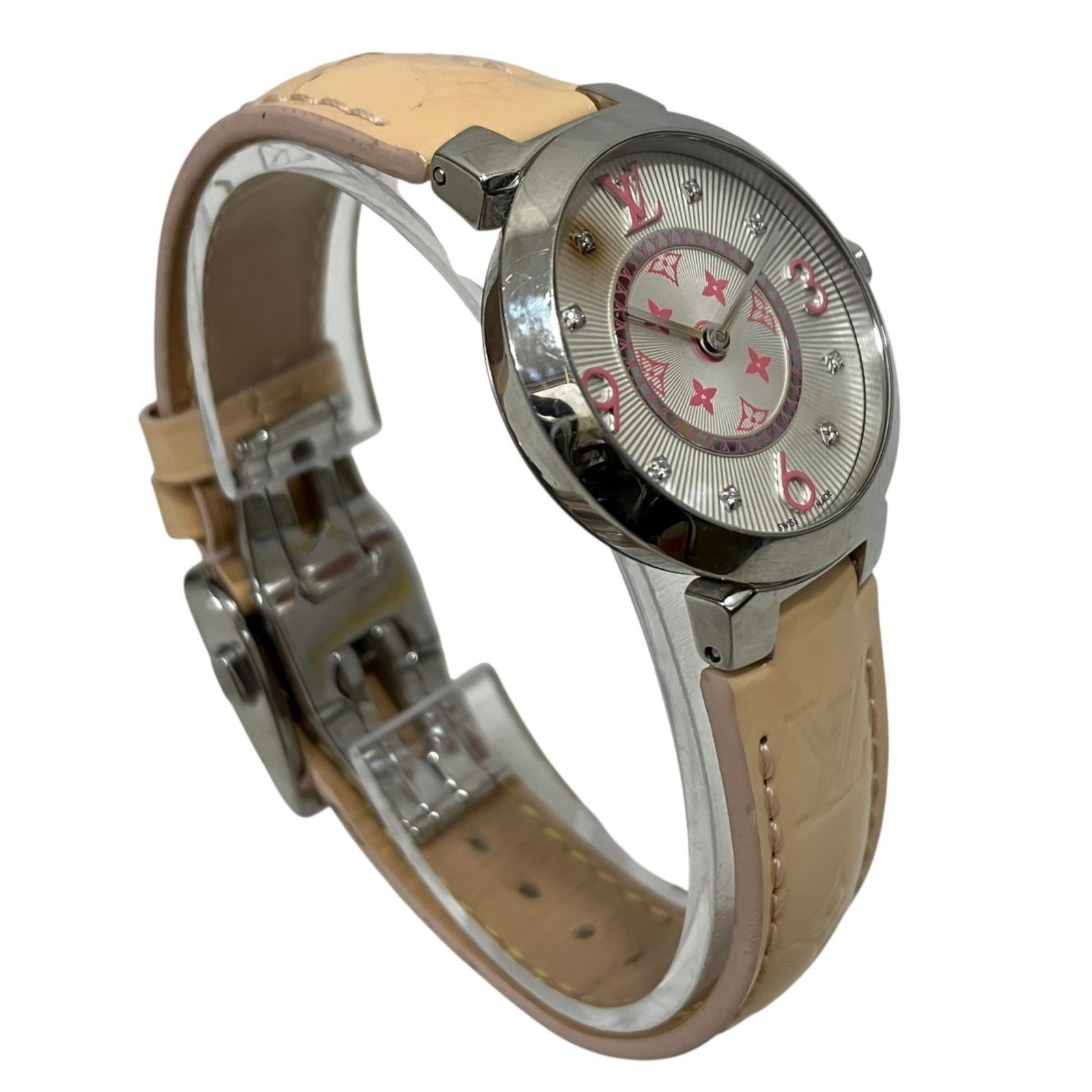 Louis Vuitton Tambour Monogram PM Watch, Verny, Total Weight 36.3g… GZl1irxp