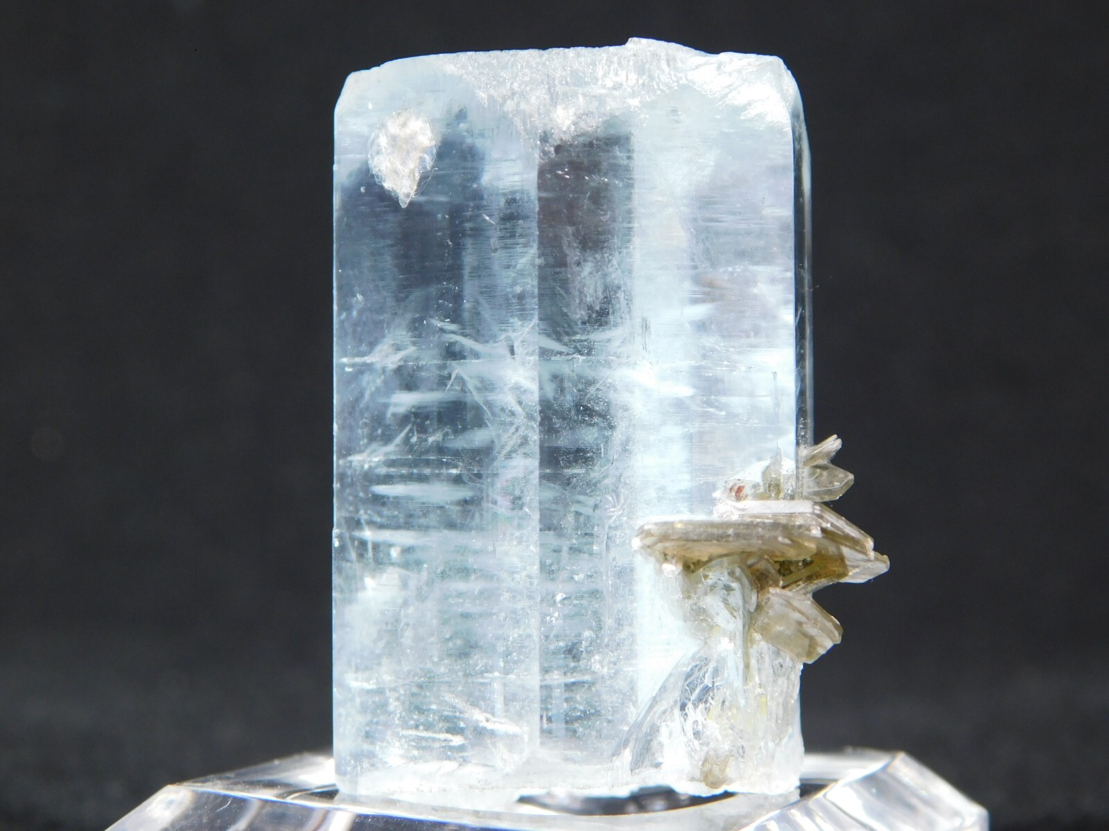 VERY Translucent! BLUE Terminated AQUAMARINE Crystal Pakistan 203ct