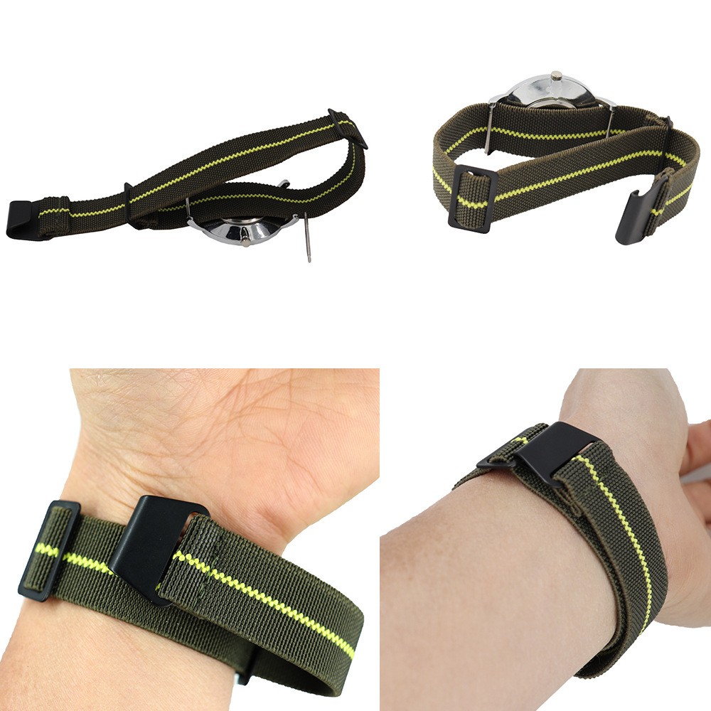 Fits Samsung Nylon Watch Strap 20 22mm Woven Breathable Lightweight Band