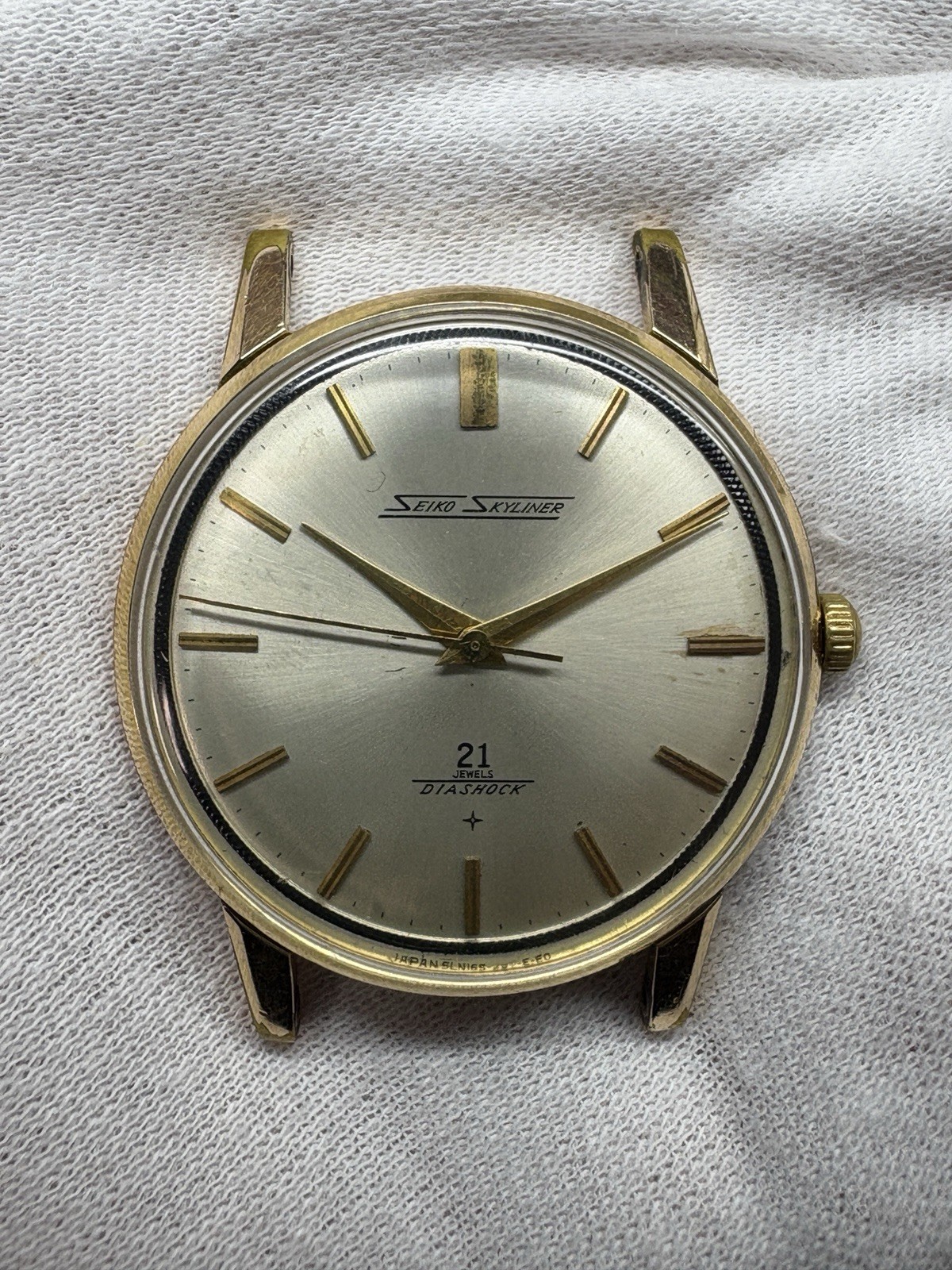 SEIKO Skyliner 16001E Vintage 1963 Hand-Winding Men’s Watch Overhauled Japan