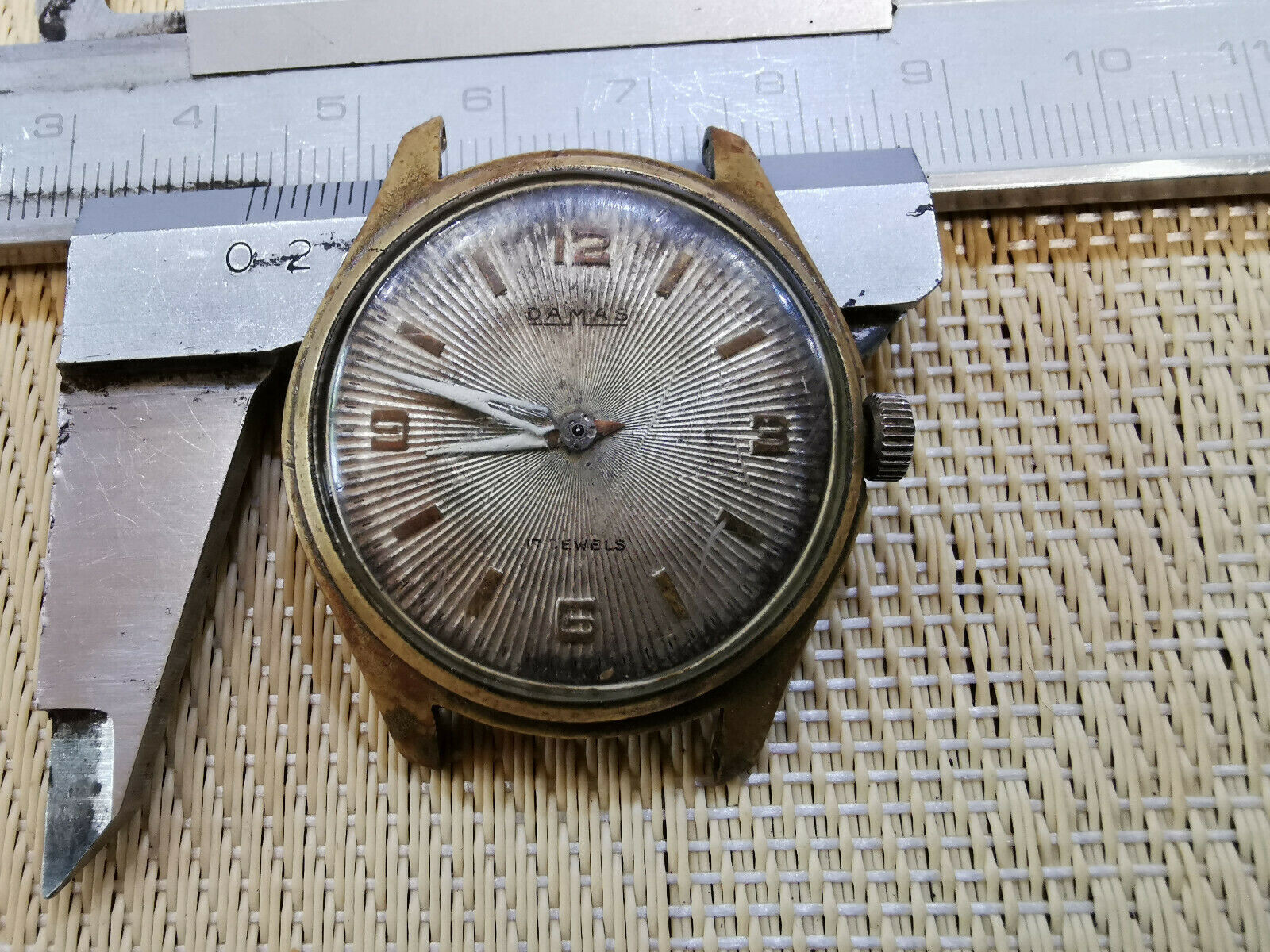 vintage rare swiss mens watch DAMAS