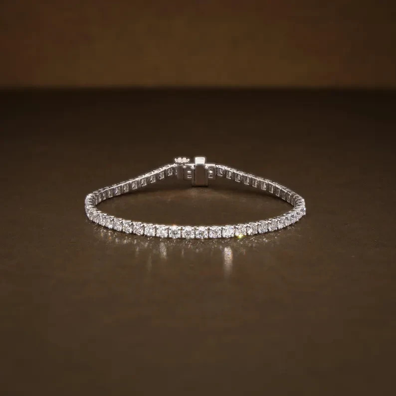 Round Cut Natural Diamond GDGL Certified For Black Friday Gift 14k White Gold