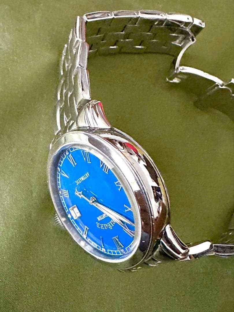 Krieger Gigantium K3003 Automatic Watch Blue Dial Limited 3000 Swiss Made Rare